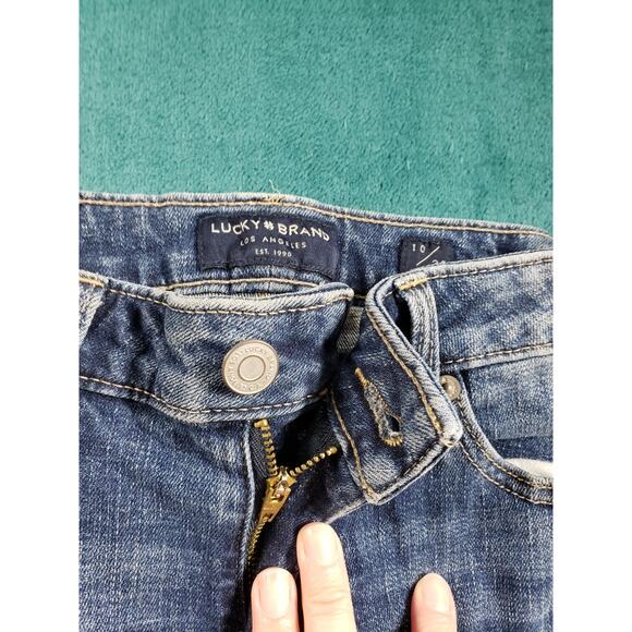 Lucky Brand Jeans Size 10 Womens Blue Stretch Pants Denim Low Rise Lolita Skinny - Picture 6 of 14